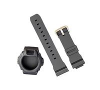 JUANZD Funda de silicona compatible con GW-6900A G-6900B GLX-6900GB GLS-6900 Funda de resina + correa compatible con DW6900 Accesorios de bricolaje Protector de pantalla(Black-B)