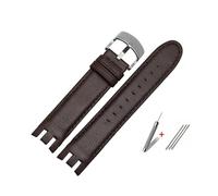 JUANZD La correa de cuero de reloj compatible con MUESTRA DE TELA Muestra de tela YRS403 412 402G Accesorios de la cadena de relojes de la piel de vaca con botones de mariposa 2 1 mm Correa de reloj(C