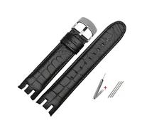 JUANZD La correa de cuero de reloj compatible con MUESTRA DE TELA Muestra de tela YRS403 412 402G Accesorios de la cadena de relojes de la piel de vaca con botones de mariposa 2 1 mm Correa de reloj(C