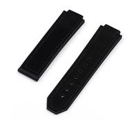 JUANZD Matretería Correa de cuero real Compatible con banda de reloj Hublot 23 * 15 mm 20 mm Bindo de hebilla Ratio de la banda Fusión de la banda de correa(13,4_23X15MM)