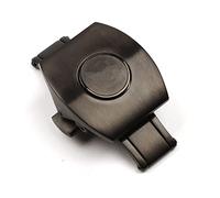 JUANZD Mira Accesorios Banda de reloj de mariposa de acero inoxidable de 20 mm Compatible con Franck Muller Strap V45 Serie Body Pleging Pleging Hebilla(Schwarz)