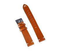 JUANZD Mira la banda compatible con hombres for mujeres Cinturón de reemplazo de la correa de cuero de cuero de cuero de 22 mm de 22 mm(Bruin,22mm)