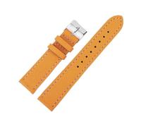 JUANZD Moda de cuero de moda Correa Colorida de cuero de cuero 20 mm 22 mm de cuero Reloj Men Mujeres Pulseras Cinturón con hebilla(Tan,22mm)