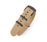 JUANZD Nato Zulu Reloj Correa 20 mm 22 mm Raya Nylon Reloj de reemplazo Pulsera de reemplazo Banda de reloj Compatible con Tudor OTAN Strap(Khaki 2,20mm)