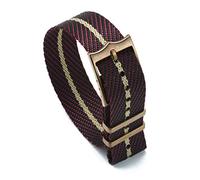 JUANZD Nylon Material Reemplazo de nylon OTAN Bandas de reloj compatibles con Tudors Correa de nylon ajustable(Bronze Buckle No.1,20mm)