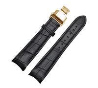 JUANZD Pulsera de cuero Correa de reloj de extremo curvado 20 mm compatible con ciudadano BL9002-37 05A BT0001-12E 01A Banda de vigilancia de 21 mm Band de 22 mm(2,21mm)