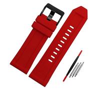 JUANZD Pulsera de goma de silicona correa de reloj 26mm Compatible con Diesel DZ4496 DZ4427 DZ4487 DZ4323 DZ4318 DZ4305 correa de reloj for hombre(27)