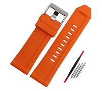 JUANZD Pulsera de goma de silicona correa de reloj 26mm Compatible con Diesel DZ4496 DZ4427 DZ4487 DZ4323 DZ4318 DZ4305 correa de reloj for hombre(12)