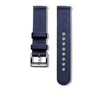 JUANZD Reloj Bandas Verde Lanzamiento rápido Nylon Reloj Correas y Hebilla cepillada for trabajos pesados 18mm 20mm 22mm 24mm(Blue,20mm)