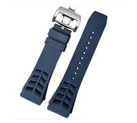 JUANZD Reloj de goma Compatible con Rich-Ard Mille Reloj Pulsera Relojes de pulsera Banda Mens Reloj Correa Pliegue Hebilla(2)