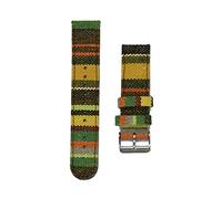 JUANZD Reloj Starp 20mm 22mm Tela Nylon relojes for hombres Relojes de mujer Pulsera Banda de muñeca(Steel buckle 8,20mm)