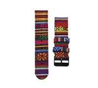 JUANZD Reloj Starp 20mm 22mm Tela Nylon relojes for hombres Relojes de mujer Pulsera Banda de muñeca(Black button 33,20mm)