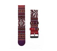 JUANZD Reloj Starp 20mm 22mm Tela Nylon relojes for hombres Relojes de mujer Pulsera Banda de muñeca(Steel buckle 12,22mm)