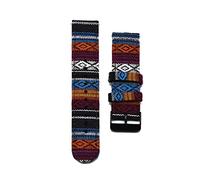 JUANZD Reloj Starp 20mm 22mm Tela Nylon relojes for hombres Relojes de mujer Pulsera Banda de muñeca(Black button 11,20mm)