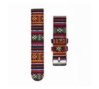 JUANZD Reloj Starp 20mm 22mm Tela Nylon relojes for hombres Relojes de mujer Pulsera Banda de muñeca(Steel buckle 2,20mm)