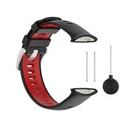 JUANZD Sport Silicone Wutband compatible con Polar Vantage V2 Watch Band Band Strap Store Banding Accesorios de banda de vigilancia 1: 1(Black Red)