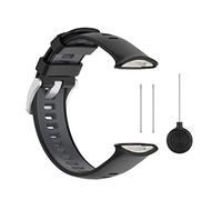 JUANZD Sport Silicone Wutband compatible con Polar Vantage V2 Watch Band Band Strap Store Banding Accesorios de banda de vigilancia 1: 1(Black Gray)