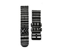 JUANZD Tela multicolor Correa de reloj de nylon 20mm 22 mm Pulsera de banda de reloj compatible con cada marca Relojes Accesorios de banda + herramienta(Black button 44,20mm)