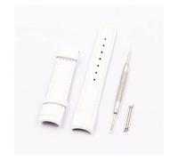 JUANZD Watch Accessories Suitable Compatible With Strap 1853 Library T035 Strap Female T035210 T035207A Leather Strap 18mm(White Black)