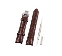 JUANZD Watch Accessories Suitable Compatible With Strap 1853 Library T035 Strap Female T035210 T035207A Leather Strap 18mm(GREEN BLUE)