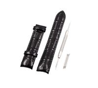 JUANZD Watch Accessories Suitable Compatible With Strap 1853 Library T035 Strap Female T035210 T035207A Leather Strap 18mm(Coal Black)