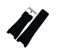 JUANZD Wheambanda de silicona compatible con diesel Dz1216 dz1273 dz4246 dz4247dz287 Relojes de pulsera correas 32 * 17 mm de goma de goma de bandas de interfaz profesional(11)