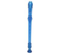 JUAREZ JRF100BL Claró Descant Alemán, flauta de soprano de 8 agujeros con barra de limpieza, adecuada para actividades escolares, ejercicio en casa, clases de música, regalo, azul, con barra