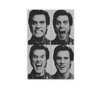 juaseehke Jim Carrey (7) pósteres decorativos de lona para habitación, póster estético para decoración de pared, 30 x 45 cm, estilo sin marco