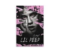 juaseehke Lil PEEP Singer (7) pósteres decorativos en lienzo para habitación, póster estético para decoración de pared, 20 x 30 cm, estilo sin marco