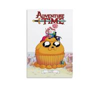 JUAWEYQOEA Póster de Hora de Aventuras en lienzo para decoración de pared, pósteres, arte vintage, decoración estética para habitaciones, 40 x 60 cm, estilo sin marco