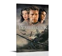 JUAWEYQOEA Póster de Pearl Harbor en lienzo para decoración de pared, pósteres, arte vintage, decoración estética para habitaciones, 30 x 45 cm, estilo marco