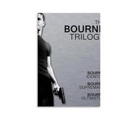 JUAWEYQOEA Póster de The Bourne Ultimatum para decoración de pared, pósteres de arte vintage, decoración estética para habitaciones, 50 x 75 cm, estilo sin marco