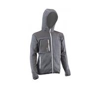 Juba 2897G/M - "karavia" chaqueta con capucha de poliester y tejido cortavientos. color gris/negro.