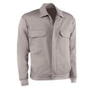 JUBA Chaqueta básica 65% poliéster/35% algodón de 220 g/m², Gris, Hasta fin de existencias - SIZE: 62