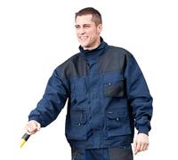 Juba Chaqueta multibolsillos 65% pol/35% algodónMarino/negro con detalles azulina.Hasta fin de existencias - SIZE: XL