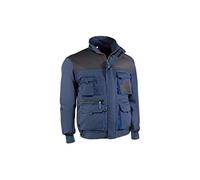 JUBA Chaqueta multibolsillos 65% pol/35% algodónMarino/negro con detalles azulina.Hasta fin de existencias - SIZE: 3XL