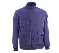 JUBA Chaqueta multibolsillos 65% poliéster/35% algodón de 240 g/m², Marino/azulina - SIZE: L