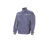 Juba Chaqueta multibolsillos 68% algodón, 30% poliéster y 2% elastano, 260 g/m², Marino con detalles negros - SIZE: L