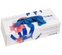 Juba G, emergencia técnica de látex sin polvo extra grueso y extra largo, azul - SIZE: 10