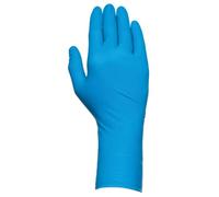 Juba G, emergencia técnica de látex sin polvo extra grueso y extra largo, azul - SIZE: 8