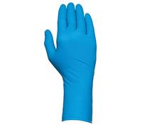 Juba G, emergencia técnica de látex sin polvo extra grueso y extra largo, azul - SIZE: 9