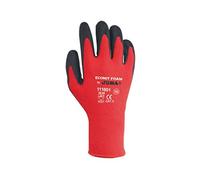 Juba - Guante eco-nit foam nylon nitrilo negro palma talla 7