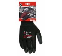 Juba G, nailon/fibra Lycra sin costuras recubierto nitrilo foam,puntos nitrilo en palma - SIZE: 10