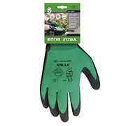 Juba G, nailon sin costuras recubierto PVC, verde/negro - SIZE: 8