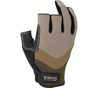 GUANTE TRABAJO TÁCTIL 3 DEDOS ABIERT. PIEL SINT. / SPANDEX TALLA 9 JUBA