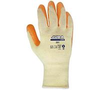 Juba G, poliéster sin costuras recubierto látex rugoso, amarillo/naranja - SIZE: 8