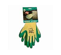 Juba G, poliéster sin costuras recubierto látex rugoso, amarillo/verde - SIZE: 8