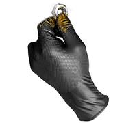 CAJA 50 GUANTES DESECHABLES NITRILO NEGRO SIN POLVO TALLA 11 JUBA