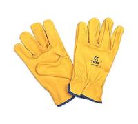 Juba - Guante Flor Vacuno Amarron T-10 406Vr2