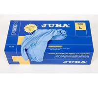 Juba - Guante nitrilo empolvado talla s azul (100u)